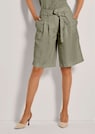 High-Waist-Bermudas aus Leinen thumbnail 1