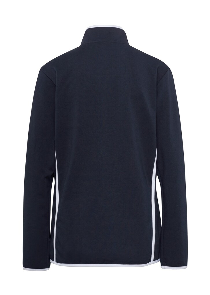 Leichte Freizeitjacke mit Stehkragen und Reißverschluss