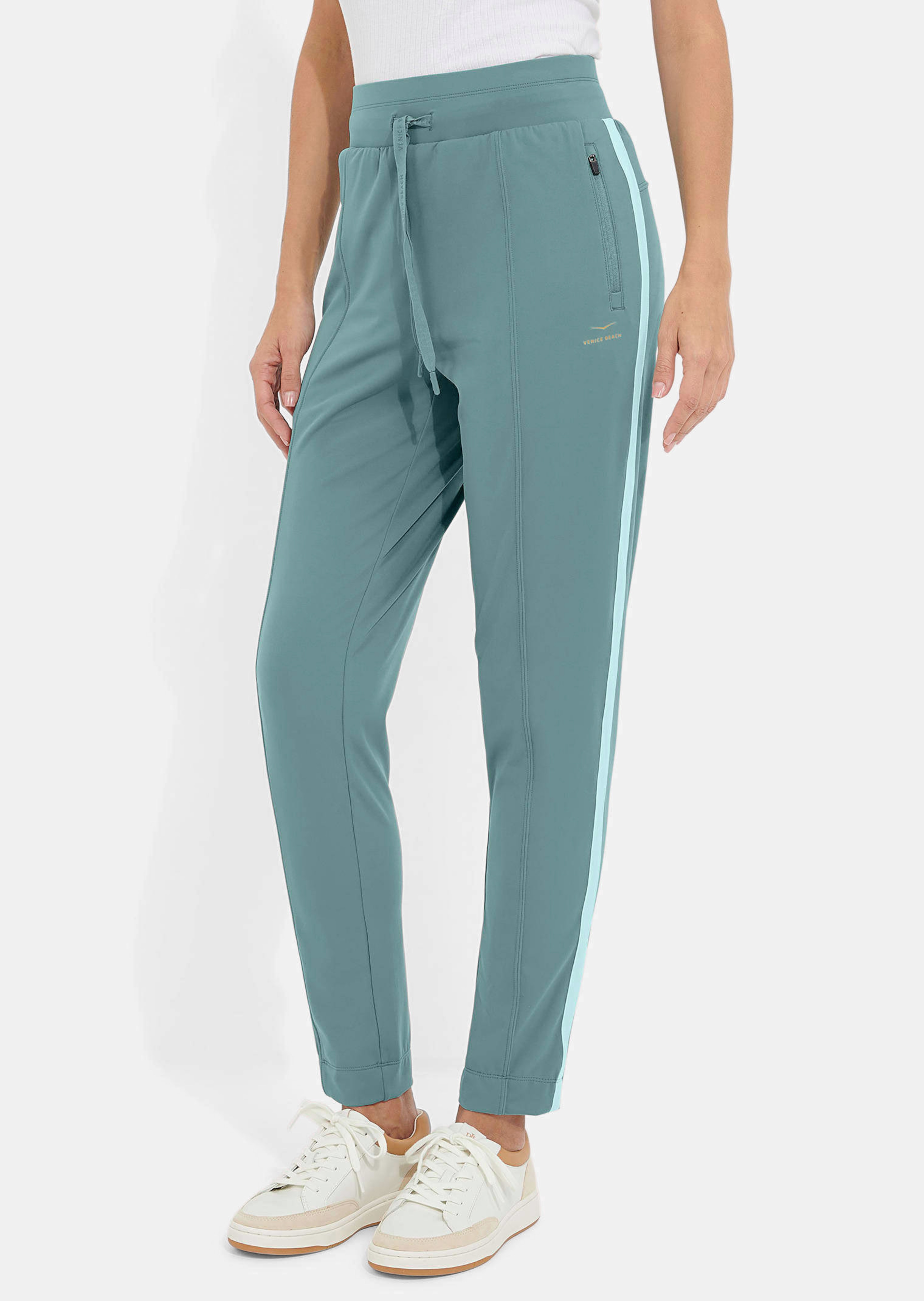 Pantalon de loisirs ajusté avec poches zippées