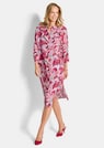 Hemdblusenkleid mit Blätterprint thumbnail 1