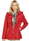 Beschichtete Jacke mit Kapuze thumbnail 1