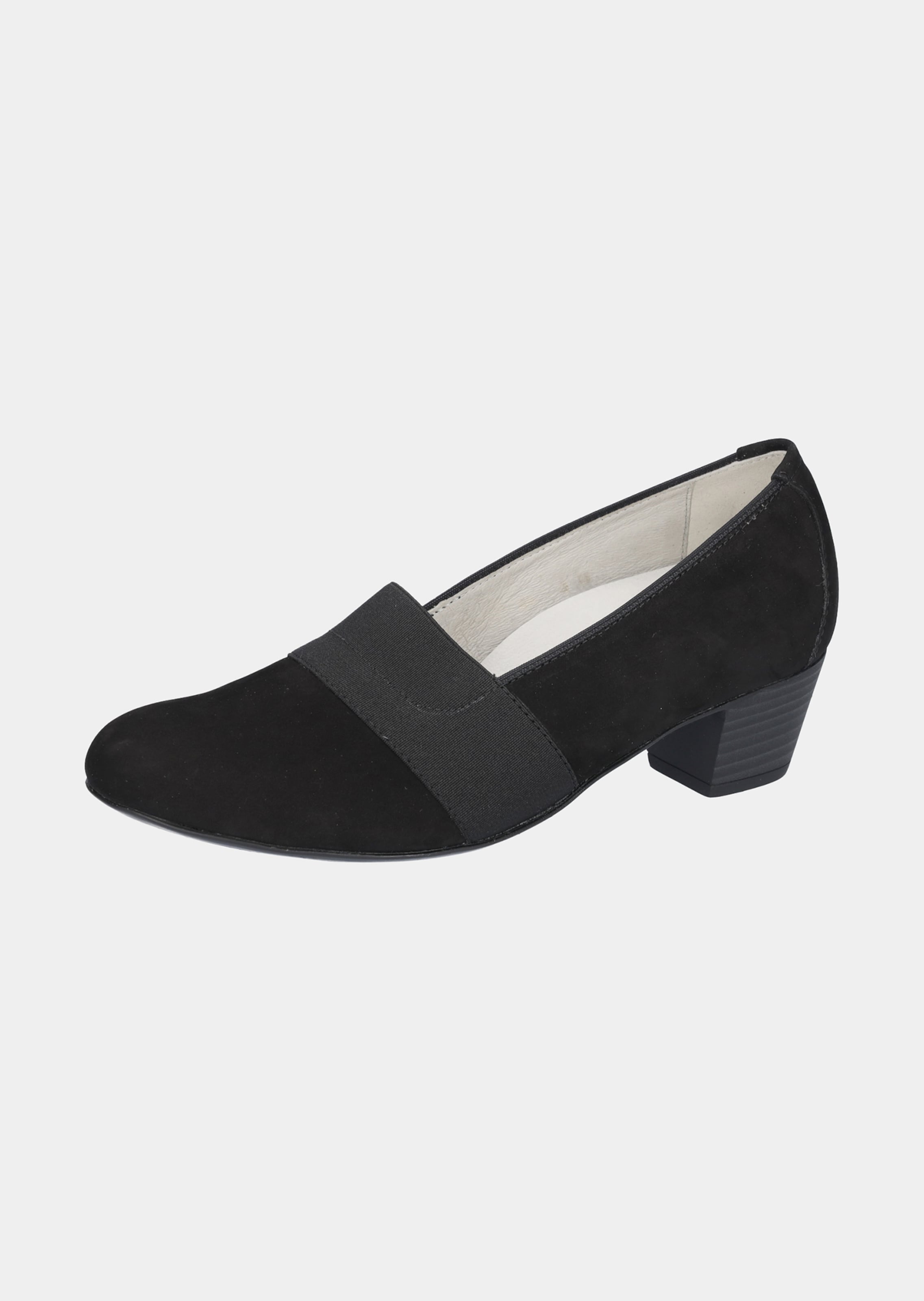 Escarpins en nubuck avec talon bloc