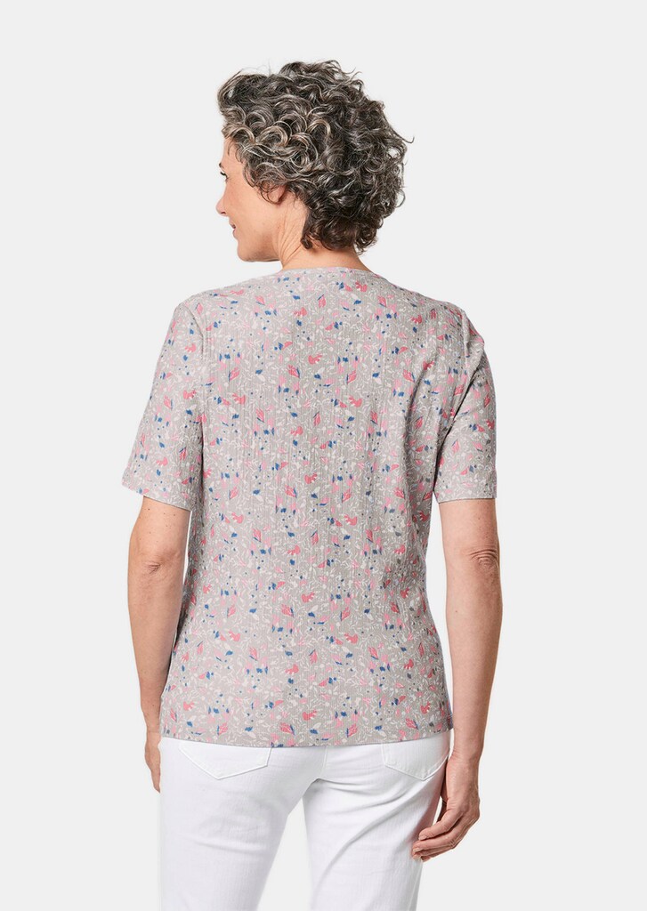 Pflegeleichtes Rundhalsshirt mit attraktivem Druck