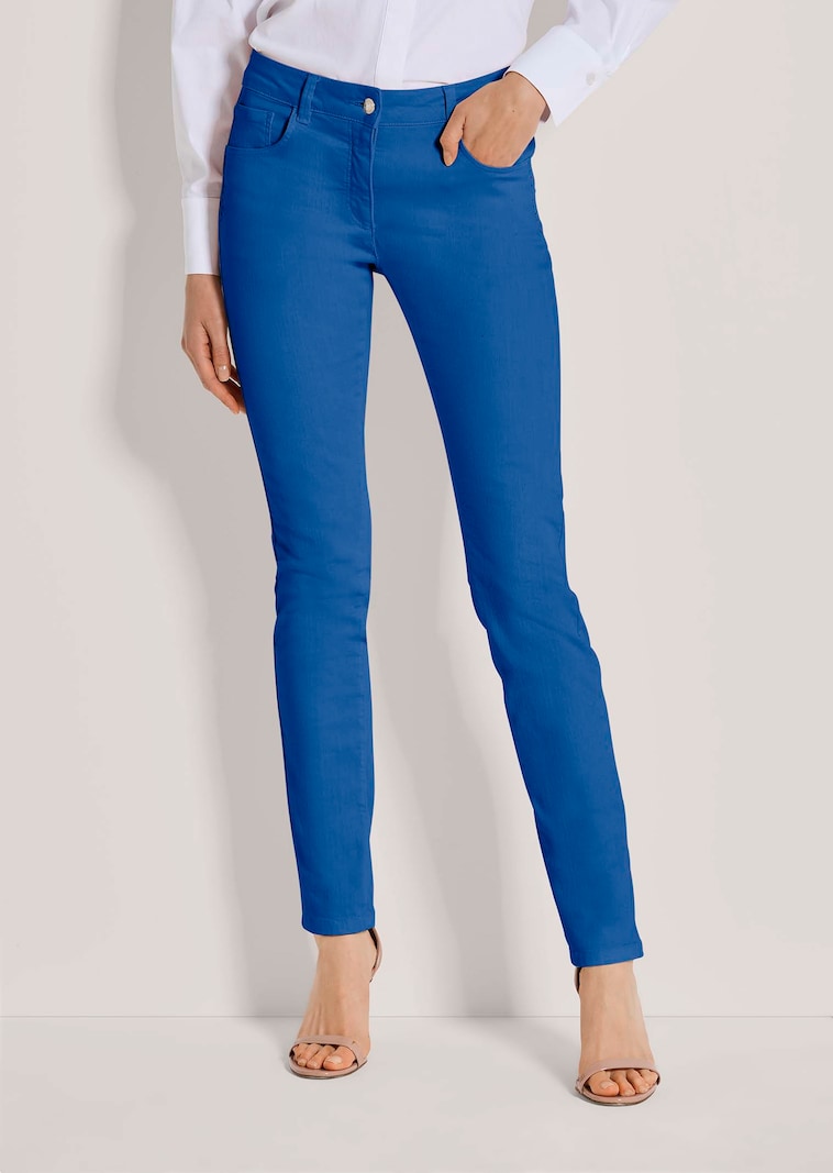 Schlanke »Five-Pocket« mit Strass-Akzenten