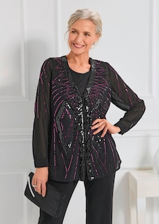 Chiffon-Jäckchen mit Pailletten thumbnail 7