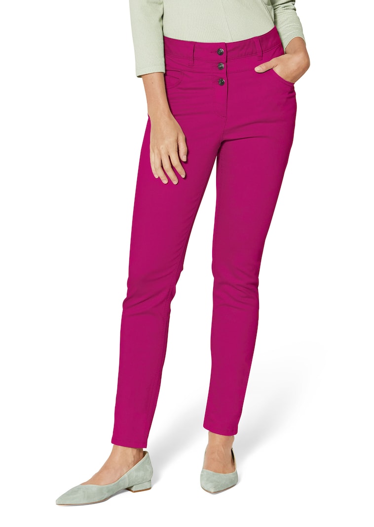 Highwaist-Jeans aus Power-Stretch