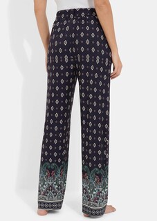 Freizeithose mit Schlupfbund und Stoffgürtel thumbnail 2