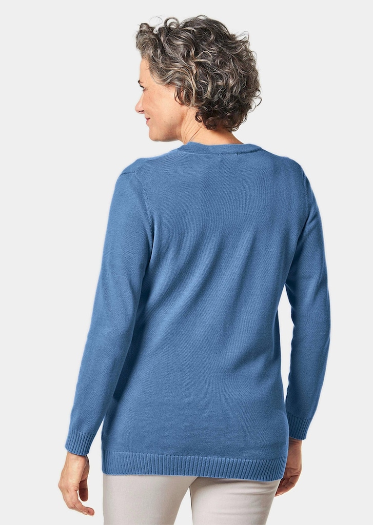 Klassisches Stricktwinset