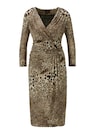 Wrap-around animal print dress thumbnail 1