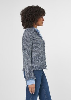 Strickjacke mit Fransen thumbnail 4