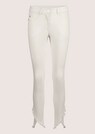 Schlanke Jeans mit Fransensaum thumbnail 6