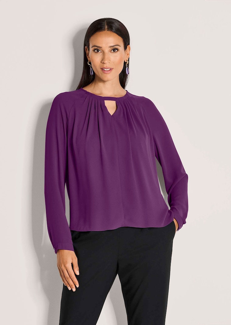 Bluse in bequemer Schlupfform