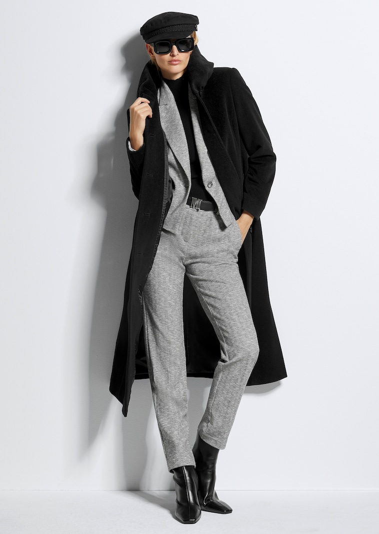 Schmale Bügelfalten-Hose