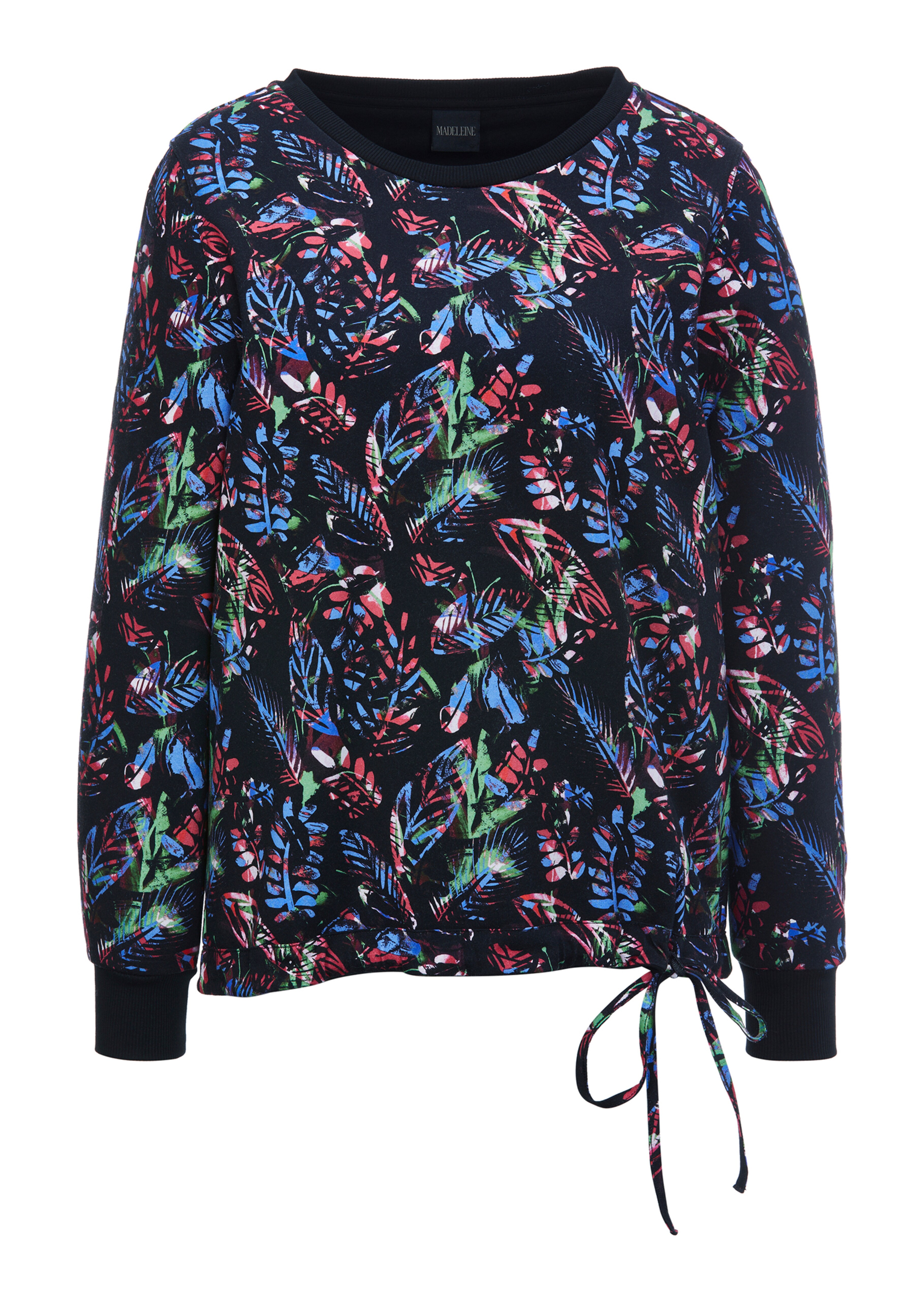 Wärmend wattiertes Sweatshirt mit tollen Blumen-Print