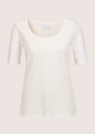 T-shirt with rounded neckline and 1/2-length sleeves thumbnail 6