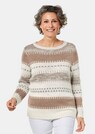 Pull à rayures jacquard thumbnail 1