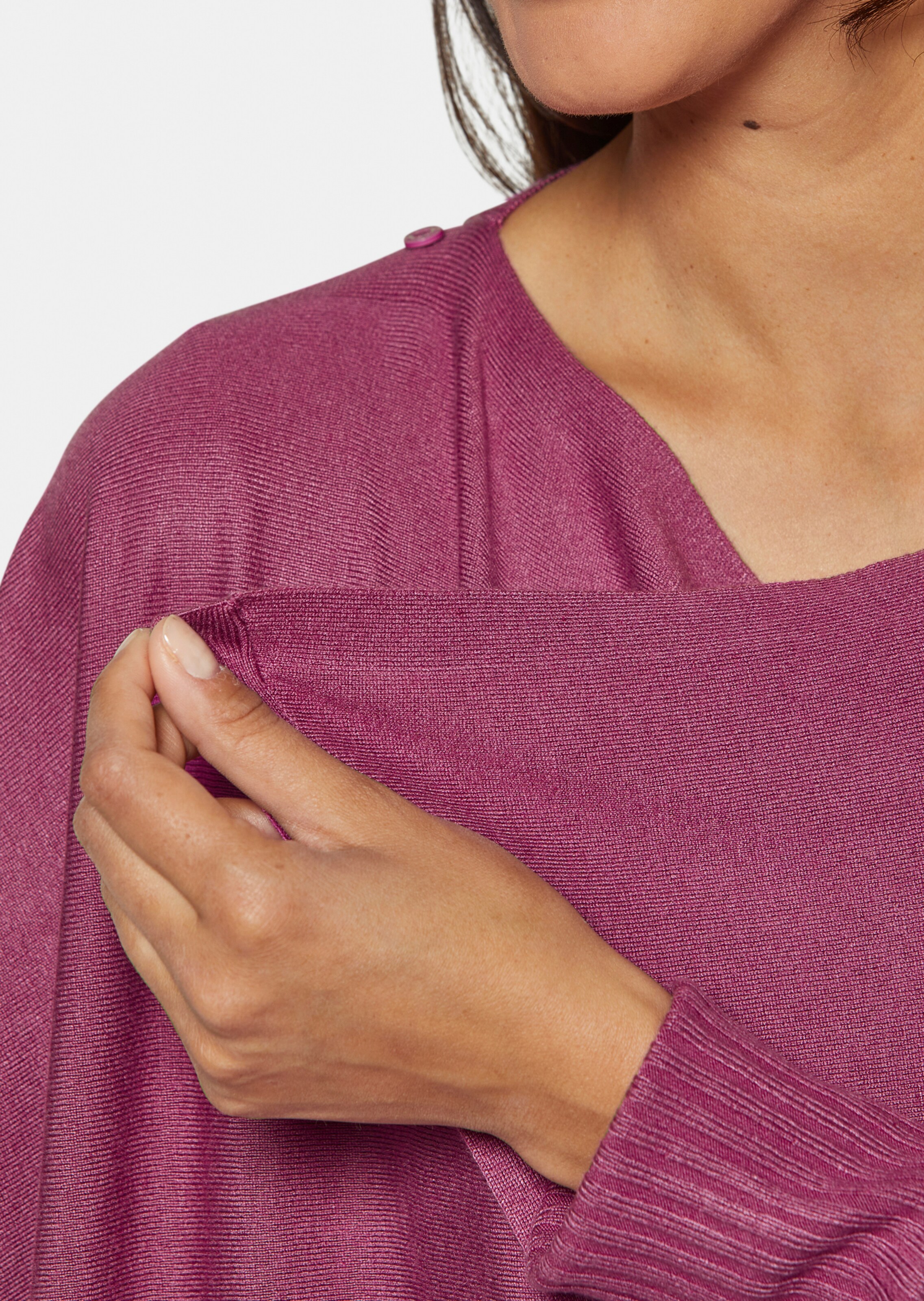 TwoinOneStrick aus Jacke und Pullover in erika MADELEINE Mode