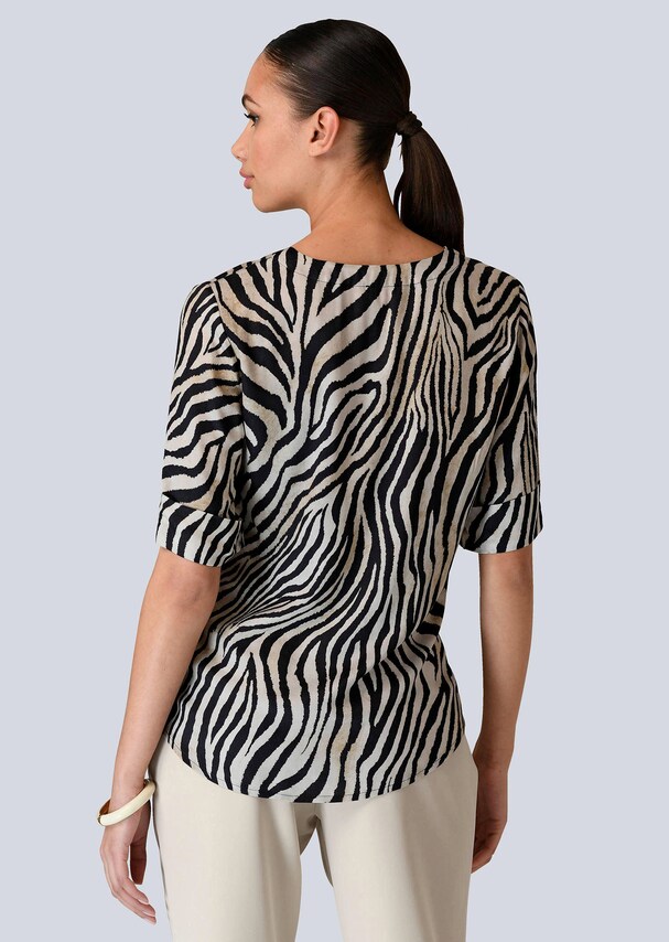 Bluse im Animal-Dessin 2