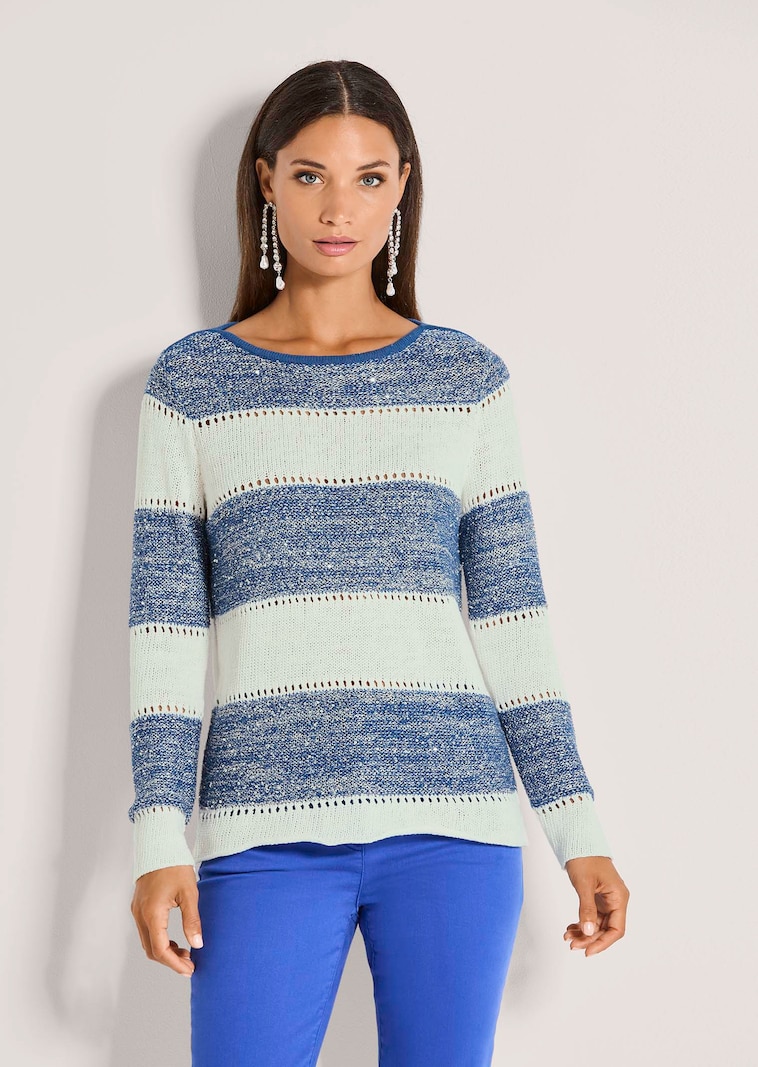 Pullover mit Pailletten