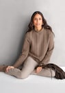 Sweatshirt mit Zopfstruktur thumbnail 7