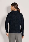 Schimmernder Pullover mit Polo-Kragen thumbnail 3