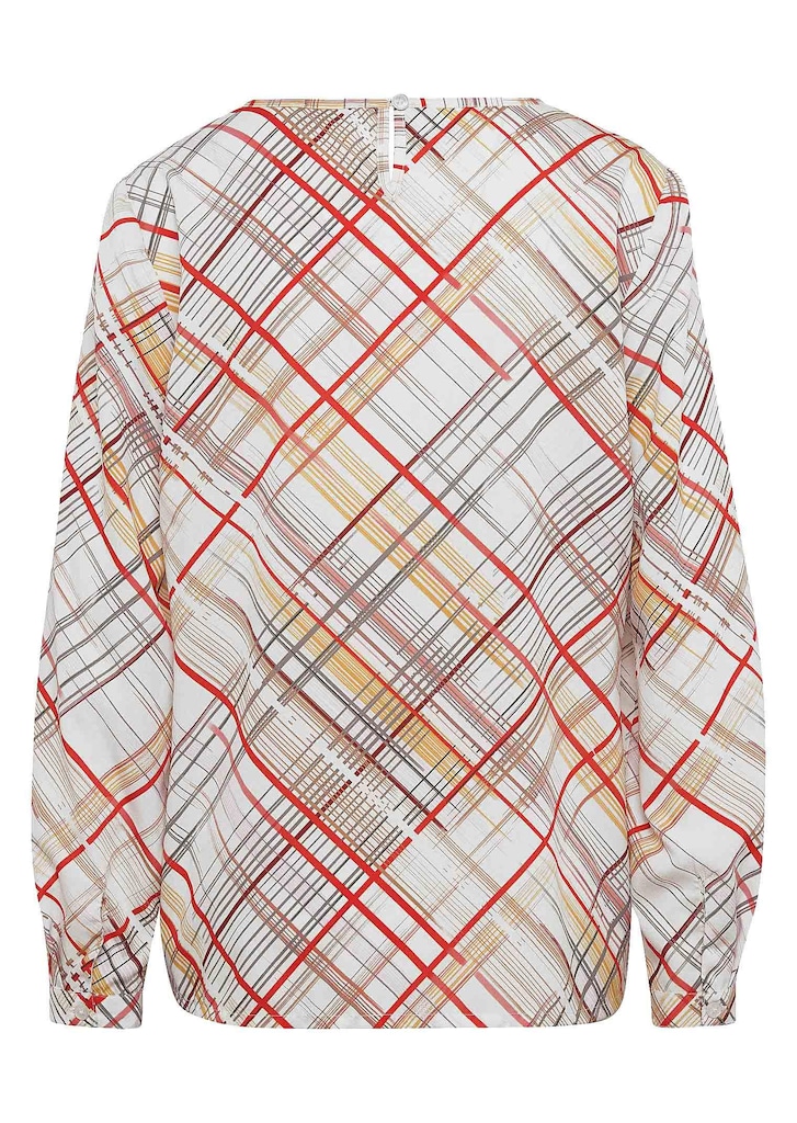 Kreukvrije blouse met schitterende print 2