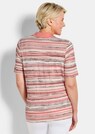 Geringeltes Poloshirt aus Viskose-Jersey thumbnail 3