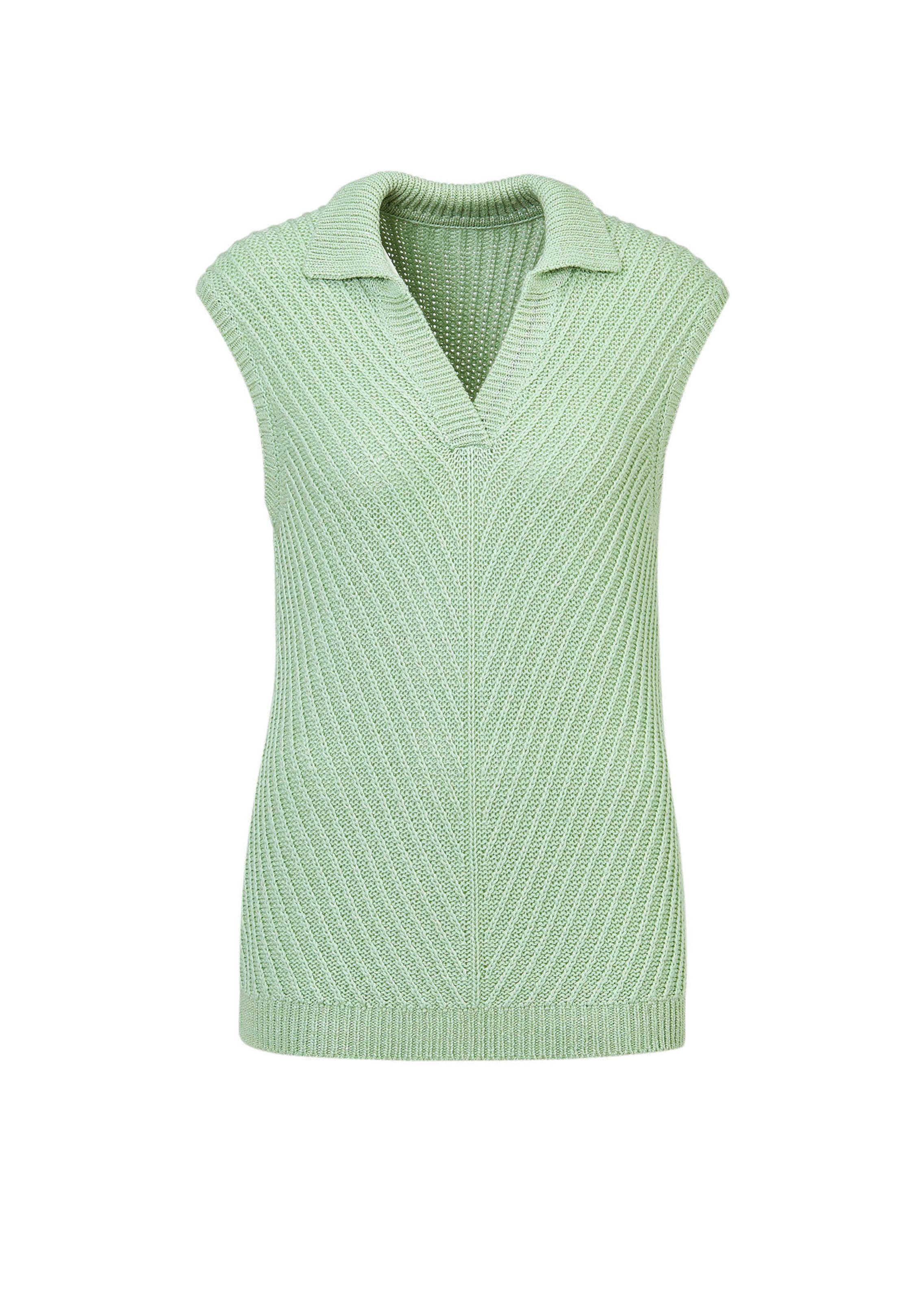 Bustier en tricot à encolure en V