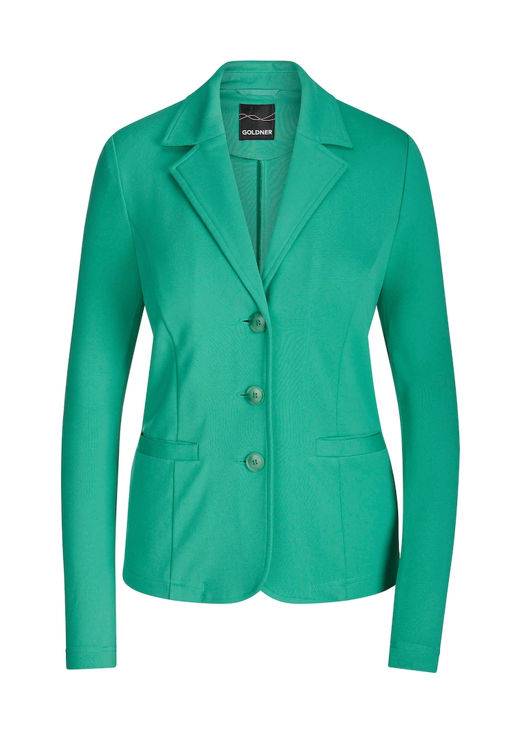 Blazer en jersey avec col tailleur