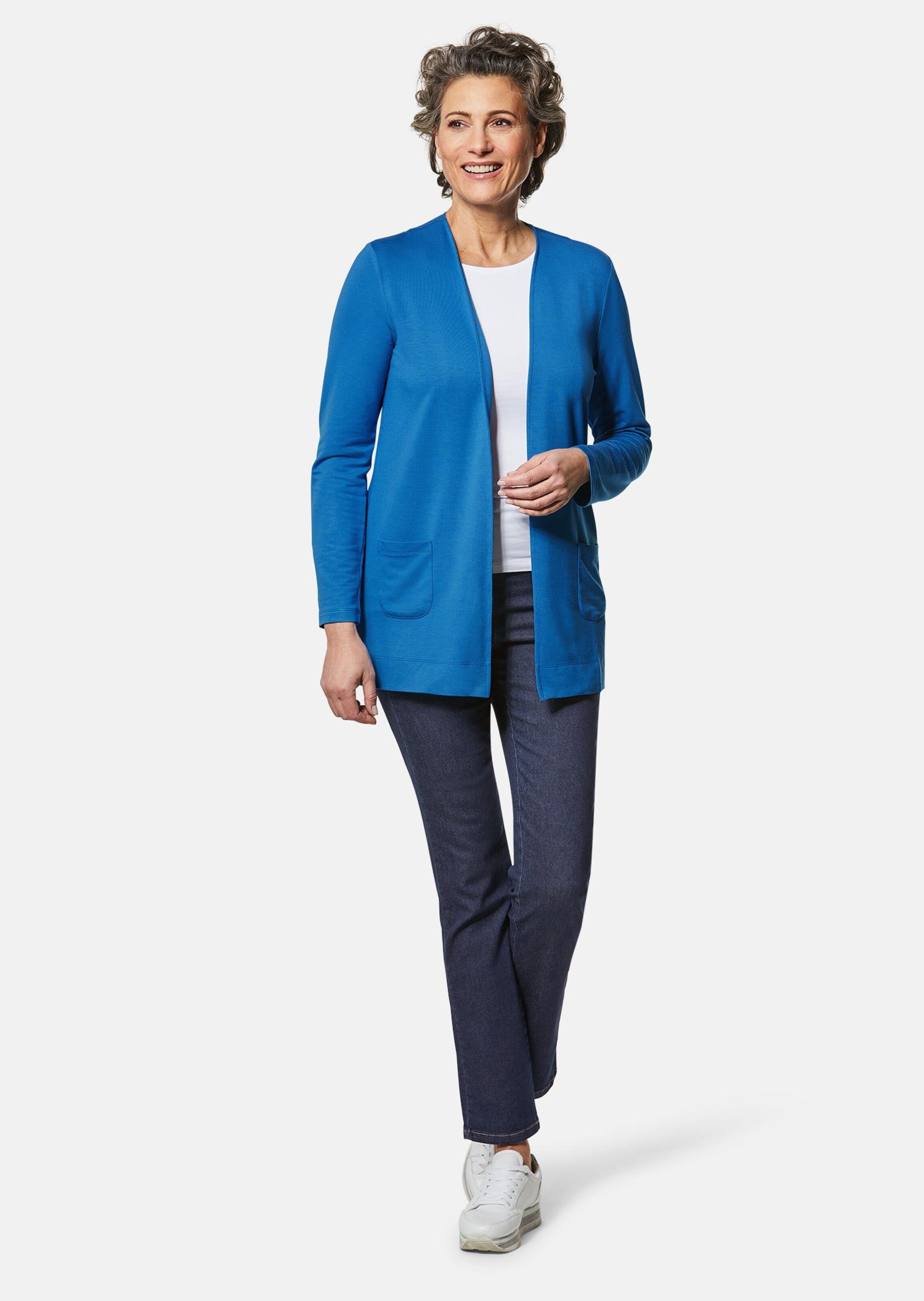 Cardigan - bleu de Delft - Gr. 40 de Goldner Fashion