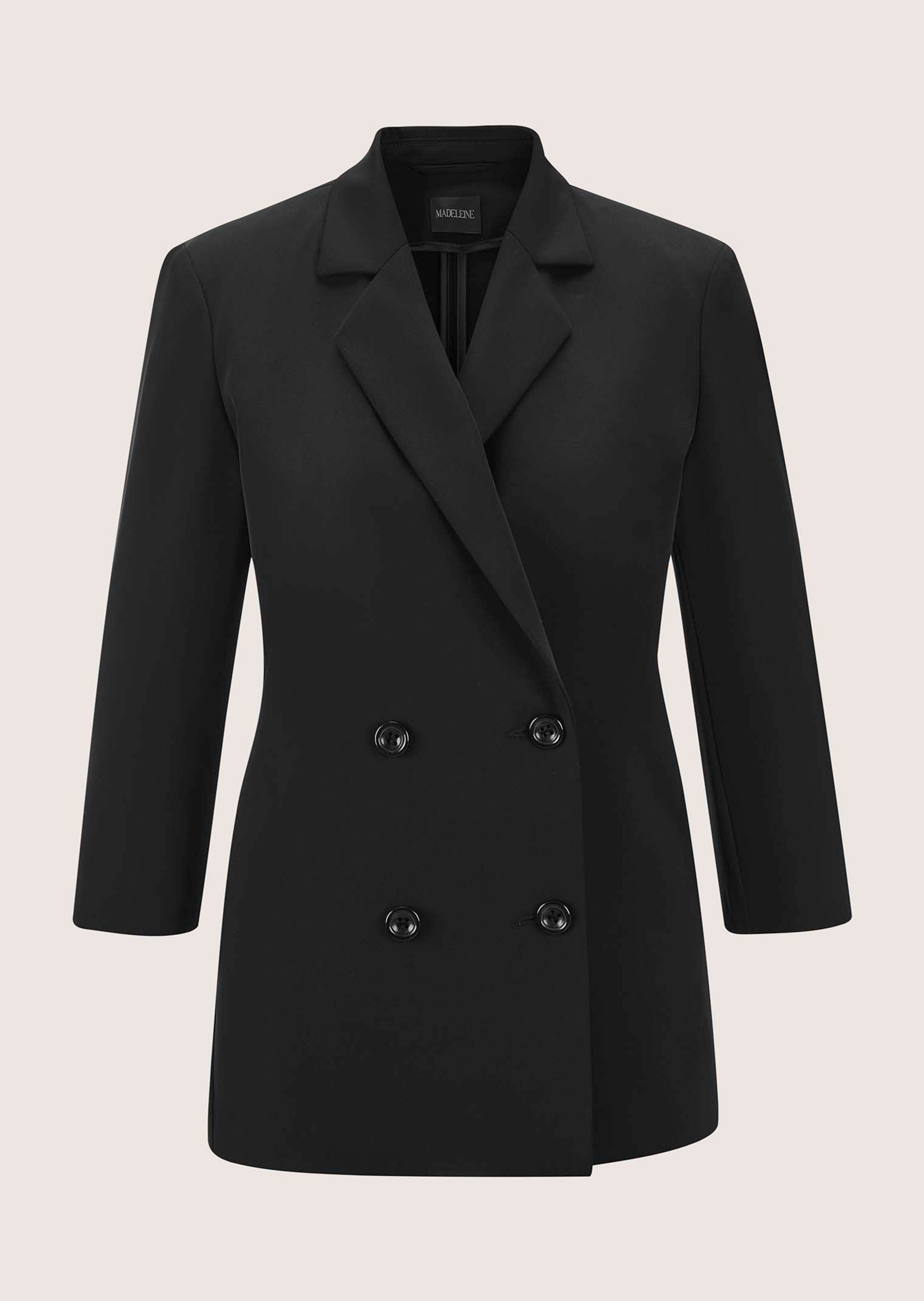 Zweireihiger Blazer mit 3/4-Ärmeln