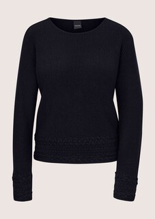 Rippenstrick-Pullover mit Zopfdetails thumbnail 6