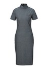 Schlankes Jerseykleid mit Stehkragen und 3/4-Ärmel thumbnail 1
