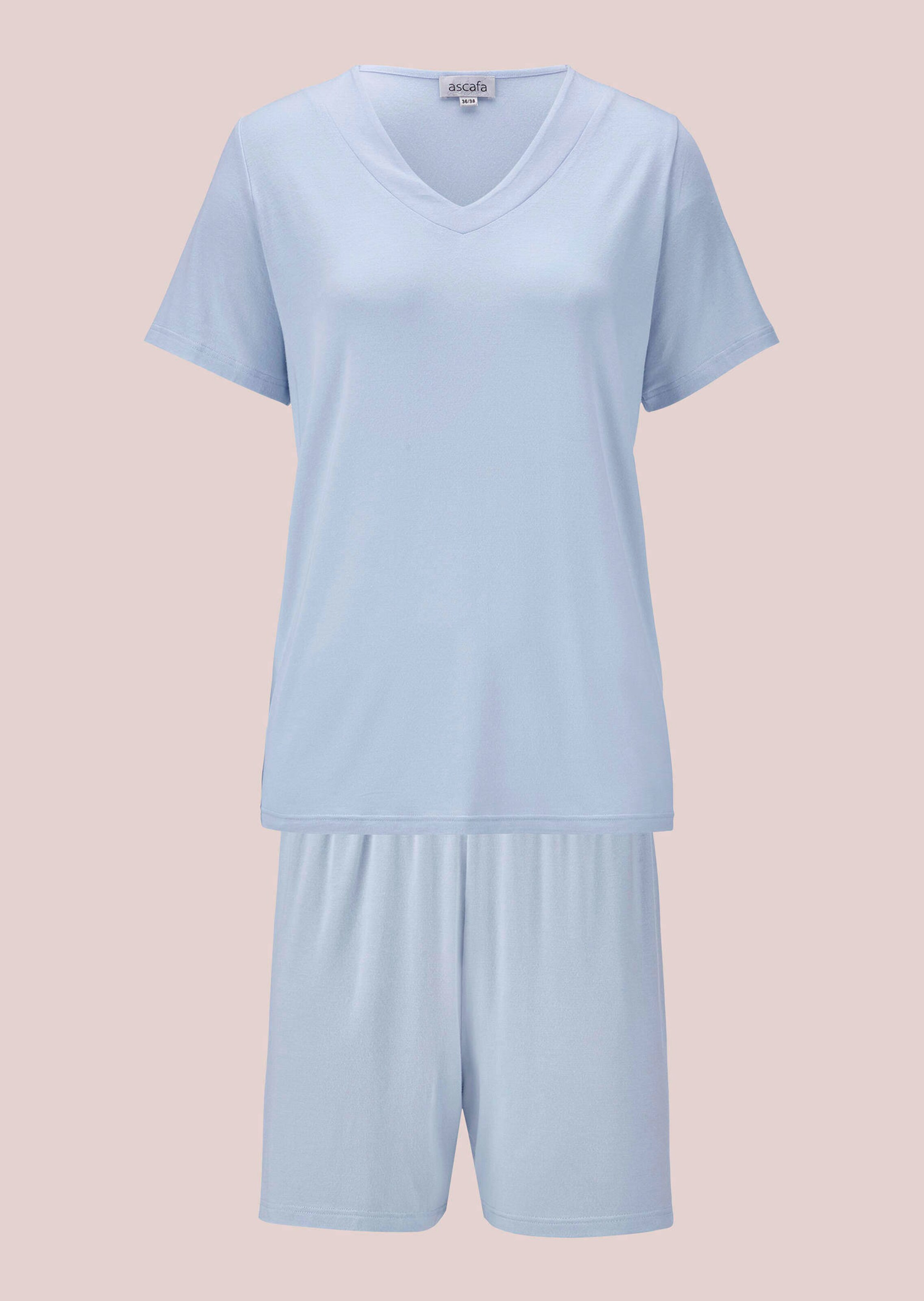 Pyjashort en jersey lisse