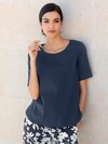 Bluse mit Vokuhilaeffekt thumbnail 4