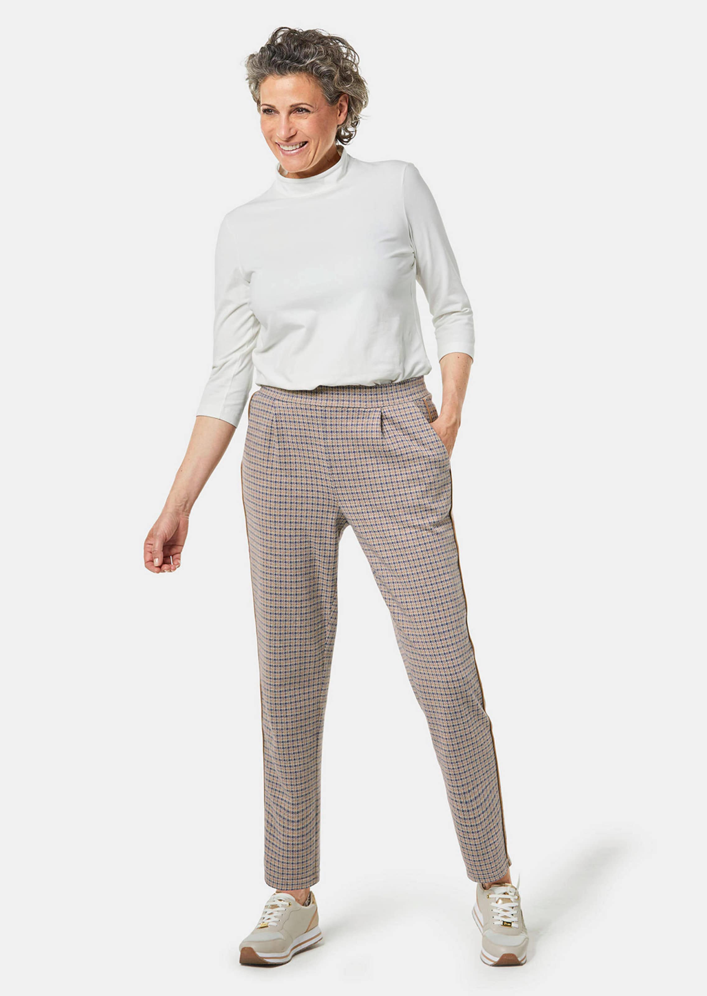 Jegging LOUISA - beige / à motifs - Gr. 28 de Goldner Fashion