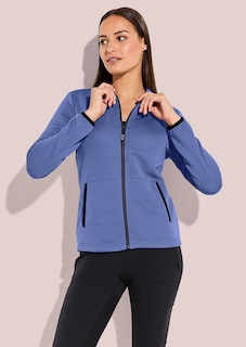 Leichte Freizeitjacke in Querrippenstruktur thumbnail 1