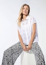 Kurzarm Bluse mit Loch-Muster thumbnail 4
