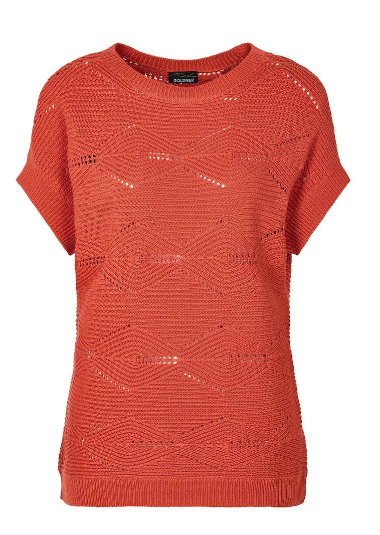 Pull en tricot avec motif à losanges