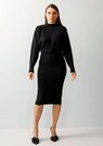 Strickkleid mit weiten Fledermausärmeln thumbnail 2