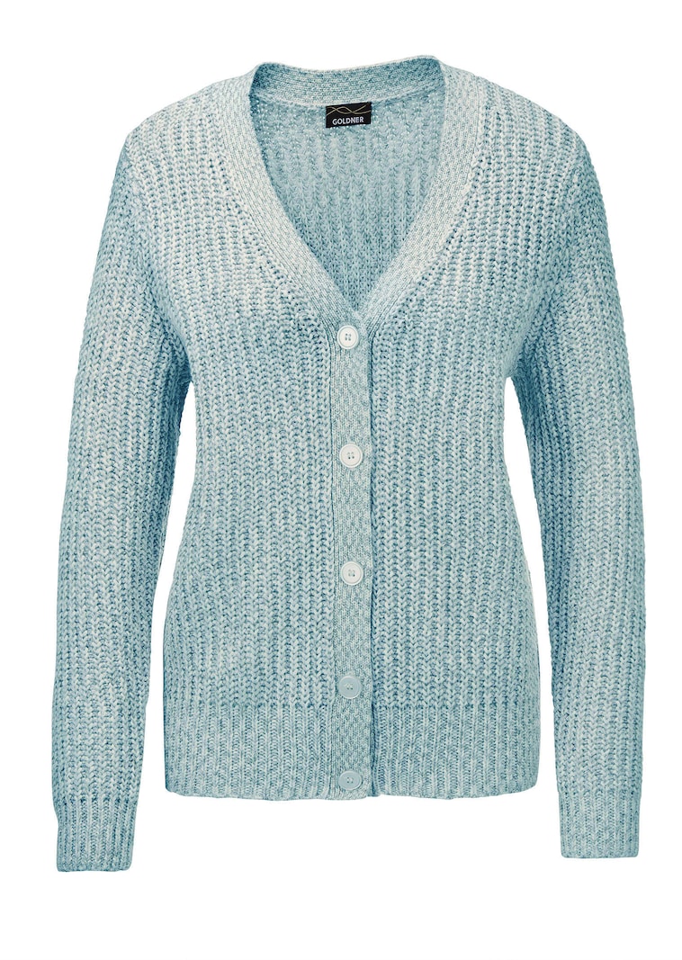 Tricot jasje van meerkleurig lintjesgaren