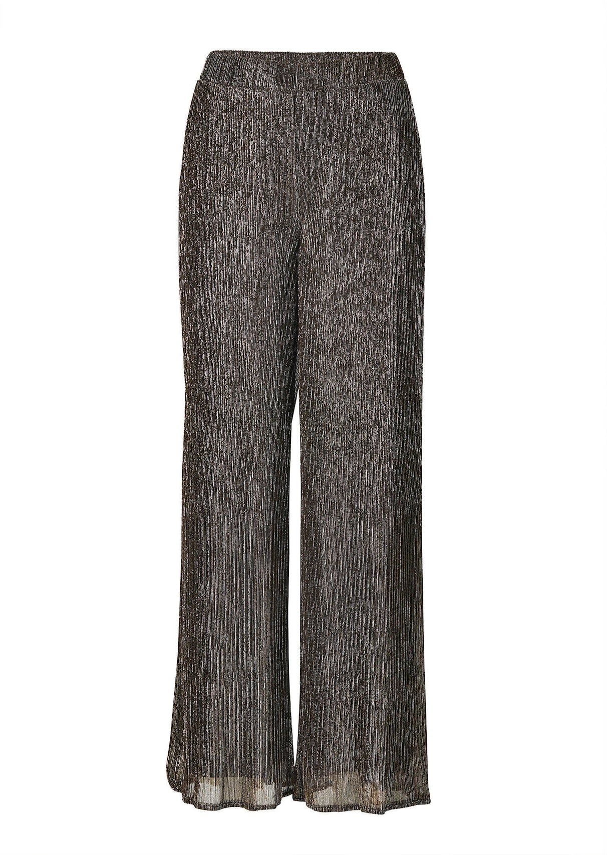 Palazzo-Hose VERA aus glänzendem Plissee