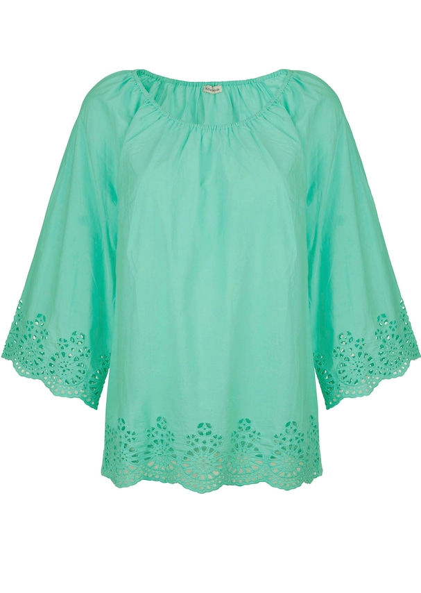 Bluse mit sommerlicher Lochspitze 5