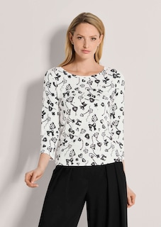 Shirt mit Fantasy-Print und Strass thumbnail 1