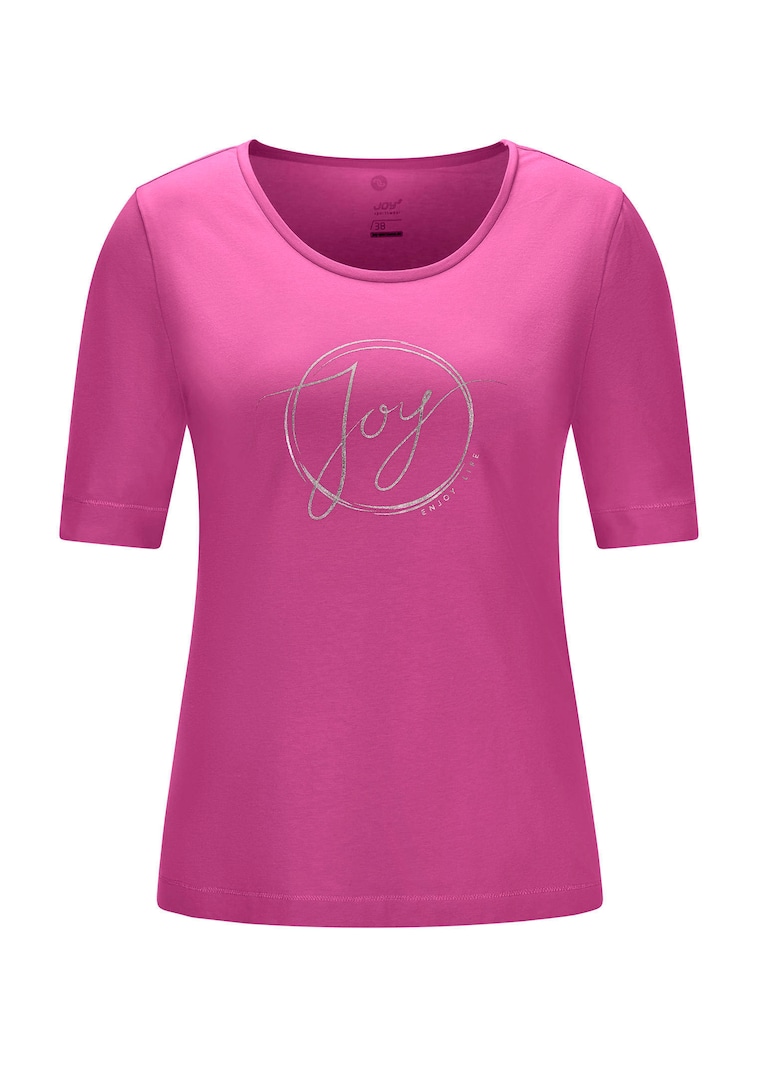 T-shirt avec imprimé métallisé