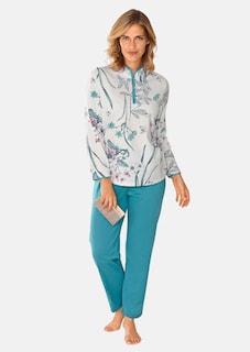 Katoenen pyjama met knoopsluiting thumbnail 2
