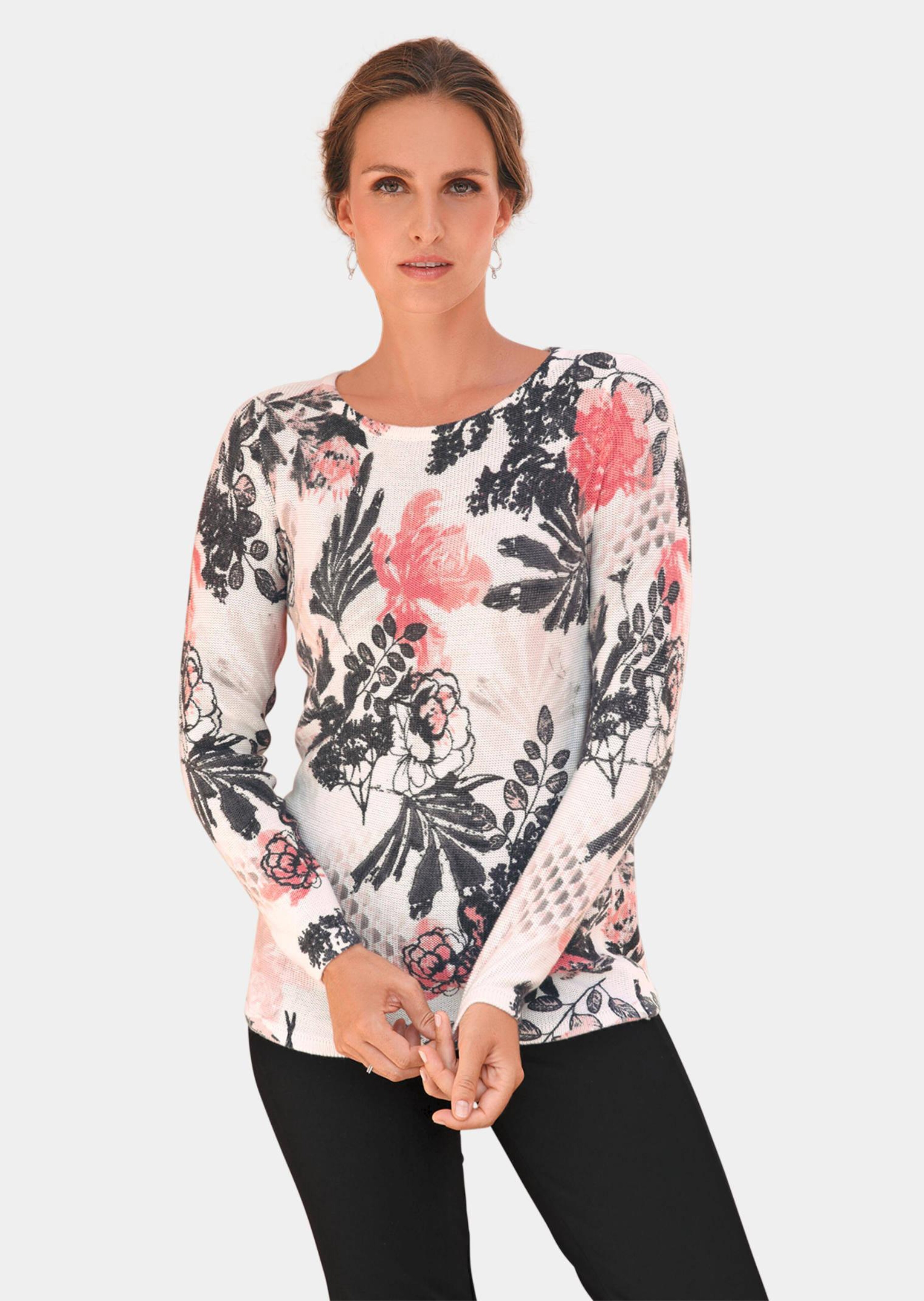 Gedessineerde pullover