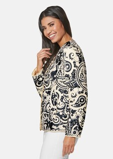 Reversible jacket with paisley print thumbnail 4