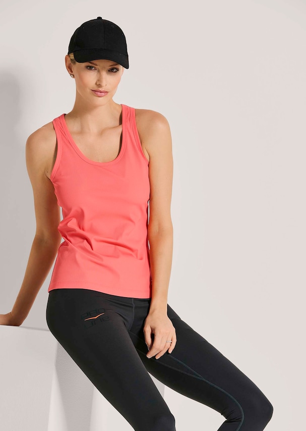 Basic Tanktop aus Rippmaterial 3