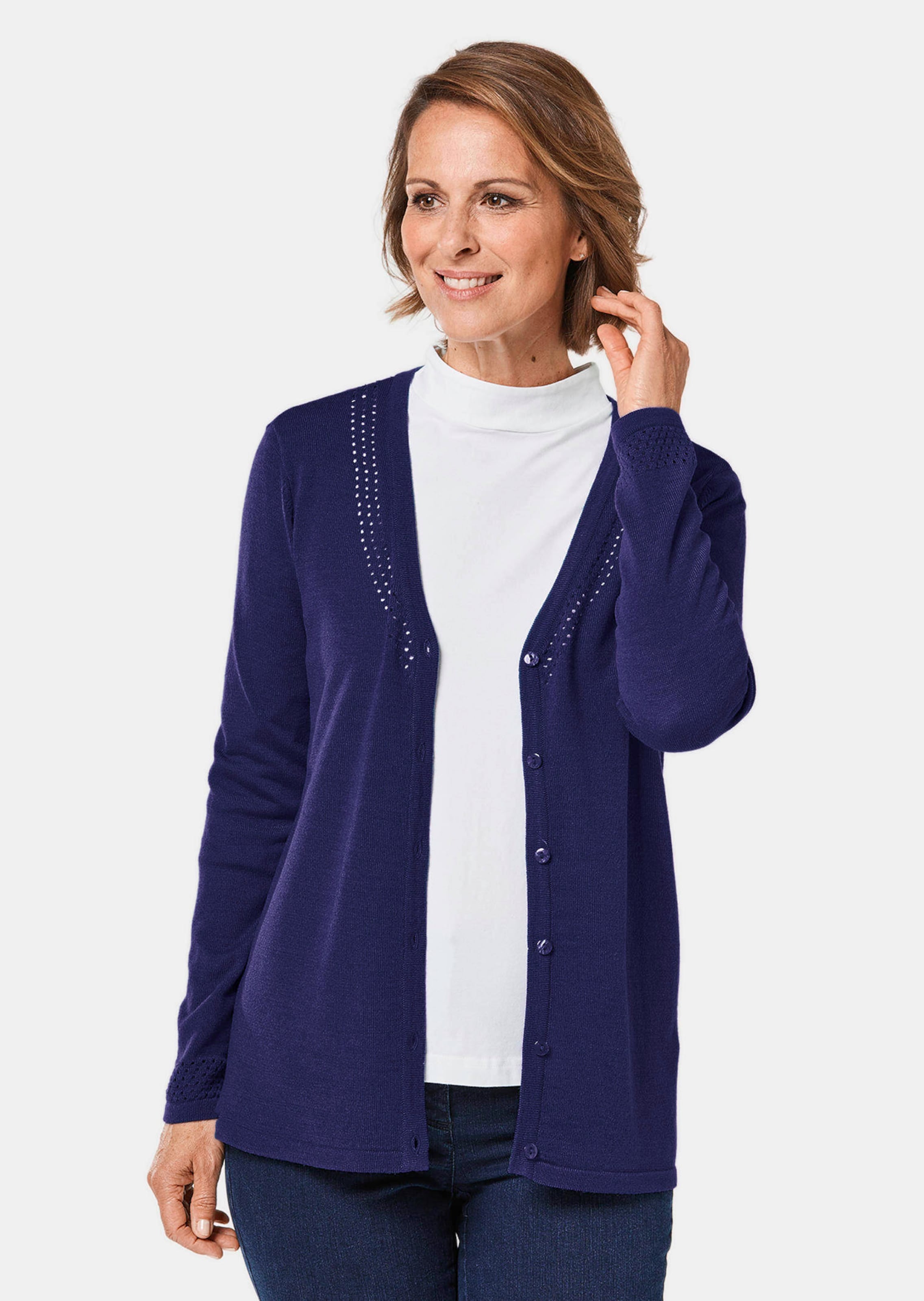 Ajourstrickjacke